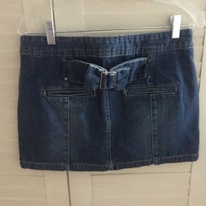 French connection denim mini skirt